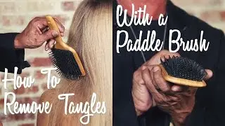 Best Trick for Brushing Out Tangled Hair