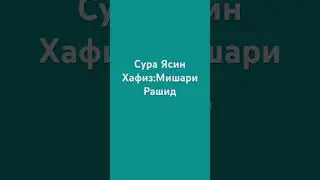 Сура Ясин Хафиз:Мишари Рашид