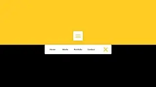 Header Menu with Cool Animation