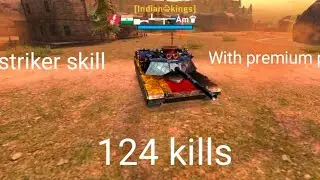 (124-0) playing with Khan with striker skill with premium paint| 👍👏🔥