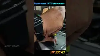 power on but no display problem | display cable check | LVDS Cable reconnect | #shortsvideo #shorts