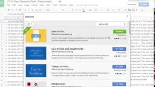 How to Save as a Doc from Google Sheets