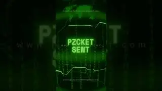PACKET SENT   Retro CRT green screen glitch text animation