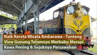 Serunya Naik Kereta Wisata Ambarawa - Tuntang PP, Locomotive Diesel Vintage