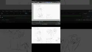 [Blender 3.4] Gesture Drawing 585 - Timelapse [Grease Pencil]
