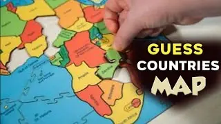 Guess the map। #Map_quiz game। Asian Countries map