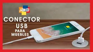 ¡Conector USB para muebles! |  FÁCIL INSTALACIÓN | COD. JKUS