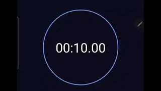 10 Seconds Countdown Timer with clock ticking sound