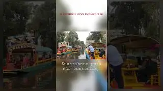 Xochimilco, embarcadero, Trajineras #trajineras #ajolotario #cdmx #embarcadero