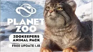 All New Animals, Pieces & Free Update 1.18 | Planet Zoo Zookeepers Animal Pack Overview