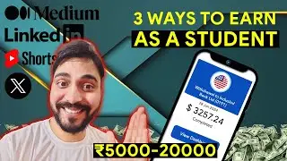 3 Ways To Make Money As A College Student Earn ₹5000-₹20,000 a Month #makemoneyonline #onlineearning