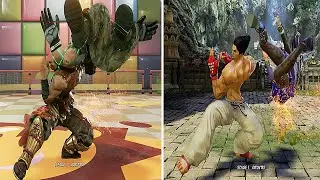 Tekken - Mishima Family Foot Round Hit Spinning Demon Evolution Gameplay (1080p 60FPS) 2023