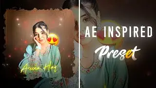 BACKBONE • AREEKA HAQ 💕 Ae Inspired Alight Motion Edit | XML & Preset | Ae Inspired Preset XML