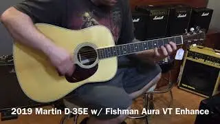 2019 Martin D-35E Dreadnought w/ Fishman Aura VT Enhance