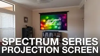 ✅ Elite Screens Spectrum Series Motorized Projection Screen