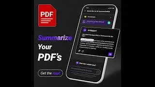 PDF Reader With AI Assistant | AI PDF Summarizer | AI PDF Reader | AI-Powered PDF reader Summariser