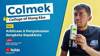 [LIVE] COLMEK - Arbitrase dan Penyelesaian Sengketa Sepakbola