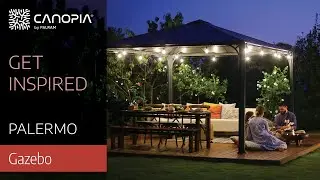 Palermo Aluminum Gazebo – Enjoy All Day Long | Canopia by Palram