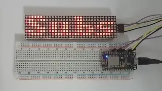 Nodemcu ( esp8266 ) and  max7219 led  matrix display