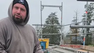 Beton Beton Beton! Wir schütten den Ringbalken.
