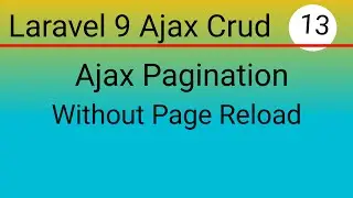 Laravel 9 Ajax Crud With Live Search and Pagination Bangla | Ajax Paginate | P-13