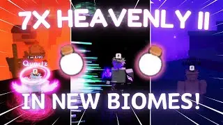 USING 7X HEAVENLY 2 POTIONS in the *NEW* BIOMES!! | Sol's RNG