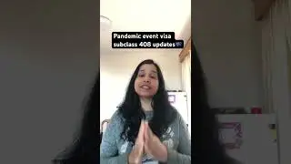 Pandemic event visa subclass 408 update 