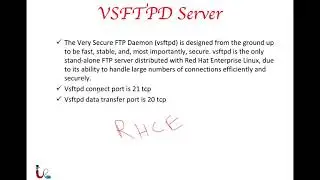 RHCSA 7.0 Lecture 17 part1 (FTP Server)
