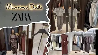 Shopping vlog Massimo Dutti / ZARA / New collection / New spring collection / Shopping with fitting