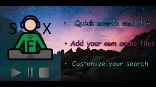 Sound effects for Streaming promo