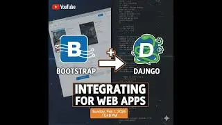 Create a sample page in Django by integrating BootStrap.