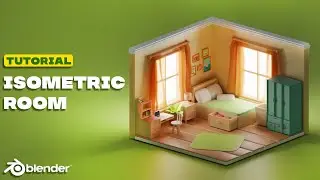 Blender 3D | Isometric Room | Tutorial for Beginners