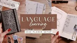2023 Language Journal Set Up | How I plan to study 5 languages in 2023