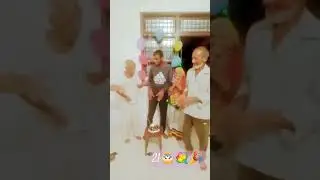 Small and happy celebration..at 21st birthday of my brother 🎉