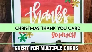Thank you card for Christmas 2020