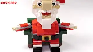 Сборка Lego 40206 - Lego Santa  lego Speed build