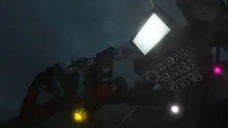 what if titan speakerman was disinfected in skibidi toilet 45