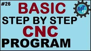 How To Make Basic Cnc Programming With Roughing Cuts And Basic Cnc Program With Graph In Hindi