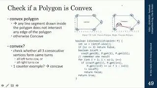 Algorithms on Polygons - Computational Geometry