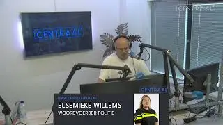 Politiewoordvoerder Elsemieke Willems in de Centraal + Ochtendshow