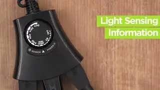 Outdoor Photocell Light Timer Waterproof Dusk to Dawn Sensor 3 Timer Outlet 2/4/6/8 Countdown HBN