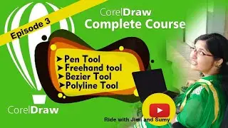 How to use pen tool in corelDraw |Drawing in corelDraw |Malayalam tutorial |Episode 3 | JRS Edu tips