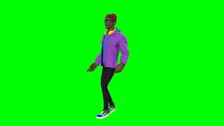 3D Green Screen Character teenager boy Free 3d Explainer kit