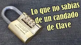 Candado con Clave - (mecanismo y desarme.)
