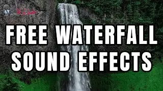 FREE Waterfall Sound Effects No Copyright - Waterfall Noises - High Quality