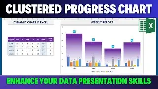 Create Clustered Progress Chart in Excel - Full Tutorial