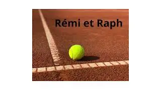Rémi et Raph à l'entrainement de tennis