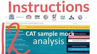 12 Must know Instructions with CAT 2020 Official Mock Test | Esp for first time CAT Taker