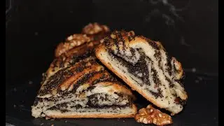 Косичка с маком.Pigtail with poppy.Roll with poppy seeds.