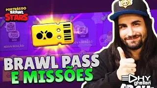 GEMAS NAS CAIXAS? MISSÕES DE 1000 FICHAS? TUDO SOBRE O BRAWL PASS/MISSÕES - POR TRÁS DO BRAWL STARS